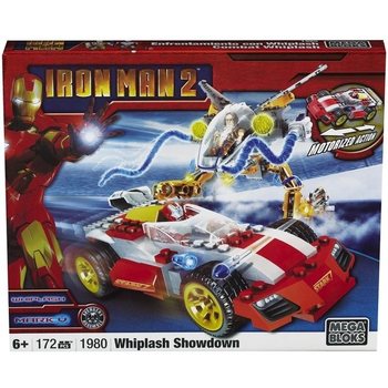 MEGA BLOKS Iron Man 2 Whiplash Showdown Σετ Παιχνιδιού - 1980
