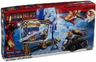 MEGABLOKS IRON MAN 2 &Sigma;&Epsilon;&Tau; &Pi;&Alpha;&Iota;&Chi;&Nu;&Iota;&Delta;&Iota;&Omicron;&Upsilon; STARK EXPO