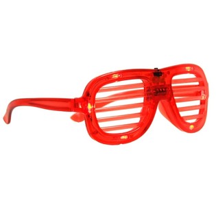 &Gamma;&upsilon;&alpha;&lambda;&iota;ά SHUTTER SHADES &mu;&epsilon; &Phi;&omega;&tau;&iota;&sigma;&mu;ό LED - &Chi;&rho;ώ&mu;&alpha;: &Kappa;ό&kappa;&kappa;&iota;&nu;&omicron; (12 &tau;&mu;&chi;.)