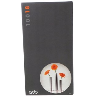 QDO - Ανοξείδωτα Βάζα για 1 Λουλούδι, Σετ των 3 (1 σετ)