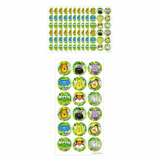 FUN STICKERS – ΖΟΥΓΚΛΑ 18 ΑΥΤΟΚΟΛΛΗΤΑ ΑΝΑ ΦΥΛΛΟ (10 τμχ.)