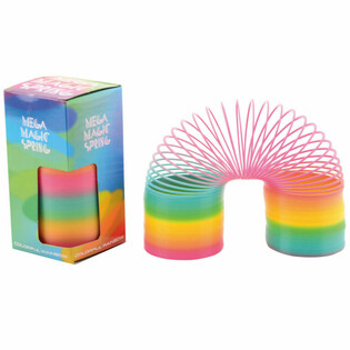 XL Ελατήριο Rainbow Spring - Μεγάλο Ουράνιο Τόξο Σπιράλ σε Κουτί (6 τεμ.)