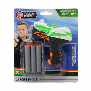 Παιχνίδι Πιστόλι Tack Pro Swift I με 6 Μαλακά Βέλη - 11 cm