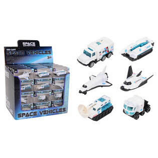 Μεταλλικά Οχήματα Die-Cast - Διαστημική Περιπέτεια, Κλίμακα 1:64 - Σε Display (48τμχ.)