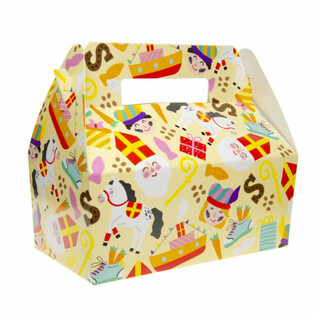 MENUBOX SINTERKLAAS - 22.5 x 12 x 9.5 Cm. (24 &tau;&mu;&chi;.)