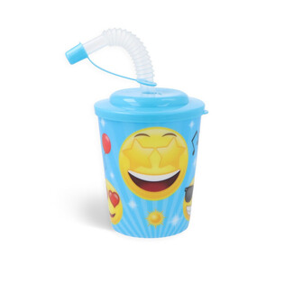ΠΟΤΗΡΙ ΜΕ ΚΑΛΑΜΑΚΙ ΓΙΑ ΡΟΦΗΜΑΤΑ / ΠΑΓΩΤΟ - SMILEY (12 τμχ.)